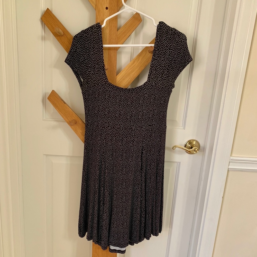 Urban Outfitters black spotted dress